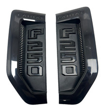 Par de emblemas pretos fabricante de equipamento original Ford F-250 Super Duty Lariat Fender 2017-2022 comprar usado  Enviando para Brazil