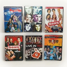 Lote de 6 DVDs Rebelde RBD Telenovela + Conciertos Español TV México Series Docu comprar usado  Enviando para Brazil