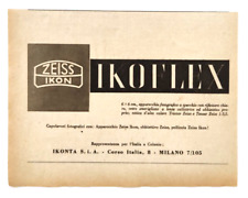 Pubblicita zeiss ikoflex usato  Ferrara