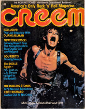 Creem Magazine October 1973 Rolling Stones, Allman Bros, NY Dolls, Lou Reed RARE comprar usado  Enviando para Brazil