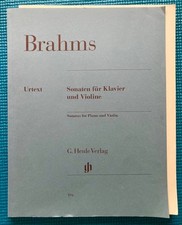 Brahms violin sonatas for sale  Emmaus