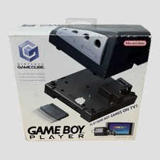 GENUÍNO NINTENDO GAMECUBE GAMEBOY PLAYER PRETO - SEM DISCO PAL - CAIXA ORIGINAL comprar usado  Enviando para Brazil