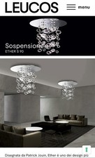 Lampadario sospensione design. usato  Creazzo