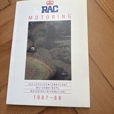 Rac motoring 1987 for sale  CHESTER