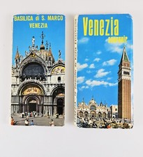 Usado, Livros fotográficos desdobráveis vintage de acordeão Venezia Veneza ~ Lote de 2 comprar usado  Enviando para Brazil
