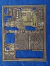 Rare plaque imprimerie d'occasion  Artenay
