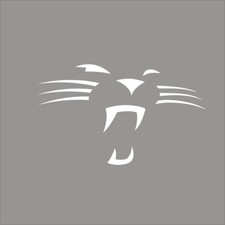 Adesivo de vinil Carolina Panthers #8 logotipo da equipe da NFL 1 cor janela parede do carro comprar usado  Enviando para Brazil