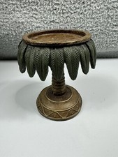 Suporte de vela pilar 3” palmeira tropical resina boho palmeira comprar usado  Enviando para Brazil