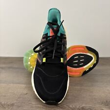 Tênis de corrida Adidas Ultraboost 22 masculino tamanho 11 GX5497 preto turbo perfeito estado SEM CAIXA comprar usado  Enviando para Brazil