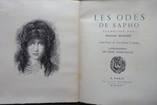 Fernand mazade odes d'occasion  Parthenay