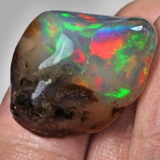 Pepita de opala Welo polida africana 34,6 ct faceta esculpida amostra bruta USL445 comprar usado  Enviando para Brazil
