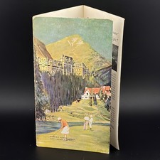 Usado, Cartão postal triplo 1931 Banff Springs milha alta campo de golfe torneio anúncio comprar usado Usado, Cartão postal triplo 1931 Banff Springs milha alta campo de golfe torneio anúncio comprar usado  Enviando para Brazil