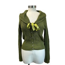 Anthropologie ruffled olive for sale  Woodbridge