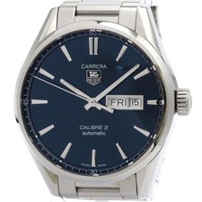 Usado, Relógio automático TAG HEUER Carrera calibre 5 dias data WAR201E polido BF585106 comprar usado  Enviando para Brazil