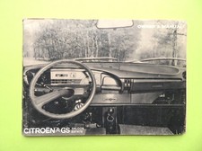Citroen owners manual for sale  LICHFIELD