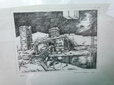 Quadro disegno vintage usato  Scandiano