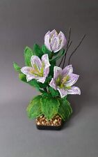 Blumen glasperlen handarbeit gebraucht kaufen  Bochum