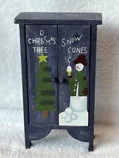 Painted snowman wood for sale  Canastota