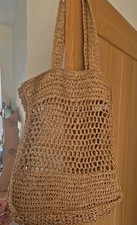 Beige rattan shoulder for sale  WOODBRIDGE