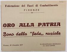 Oro alla patria usato  Milano