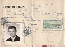 Fiscaux permis chasse d'occasion  Noyon