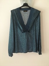 Blusa verde petrolio usato  Italia