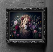 Floral lion photograph for sale  Hernando
