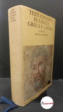 Simonetti manlio. testi usato  Italia