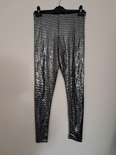 Boohoo silver sparkly for sale  NEW MILTON