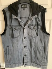 Rude denim vest for sale  CARDIFF