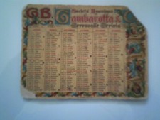 Calendario tascabile societa usato  Battipaglia