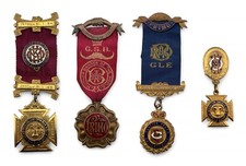 Four masonic jewels for sale  YORK
