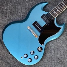 Epiphone SG Special P-90 Pelham azul desbotado corpo de mogno usado com estojo macio comprar usado  Enviando para Brazil