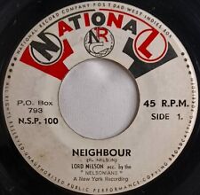 CALYPSO 45 HEAR Lord Nelson NEIGHBOR - SUGAR 1975 National Record Co. VG+ comprar usado  Enviando para Brazil