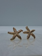 Gold starfish earrings for sale  GLASGOW