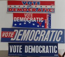 4 adesivos de para-choque do Partido Democrata Democrata Top One é provável dos anos 1950-60 comprar usado  Enviando para Brazil