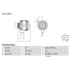 Bosch lichtmaschine smart gebraucht kaufen  Idar-Oberstein