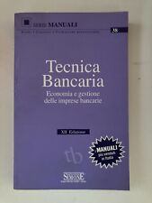 Tecnica bancaria economia usato  Palermo