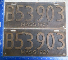 Massachusetts license plate for sale  Castleton