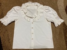 Blusa vintage algodão branco comprar usado  Enviando para Brazil