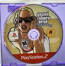 Grand Theft Auto San Andreas Playstation 2 PS2 Jogo SOMENTE DISCO NTSC U/C 9191 comprar usado  Enviando para Brazil