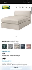 Ikea kivik cover d'occasion  Expédié en Belgium