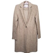 Trench coat feminino Rachel Zoe mistura de lã tamanho XS Boucle blazer longo bege bronzeado comprar usado  Enviando para Brazil