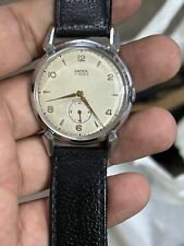 Relógio de pulso masculino Omodox 17 rubis antimagnético fantasia lug side segundo raro 37mm comprar usado  Enviando para Brazil
