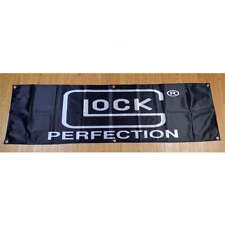 Glock 1.5x5Ft Pés Bandeira Banner Poster impressão De Foto Brilhante Arma Pistola Arma comprar usado  Enviando para Brazil
