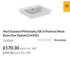 Ideal standard philosophy for sale  COVENTRY