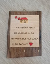Portachiavi legno noce usato  Varese