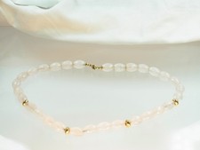 Schönes rosenquarz collier gebraucht kaufen  Quickborn