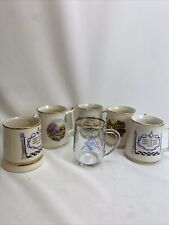 Ceramic masonic tankards for sale  STOCKPORT