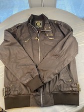 Chaqueta de tela marrón vintage Live Mechanics para hombre talla XL segunda mano  Embacar hacia Mexico